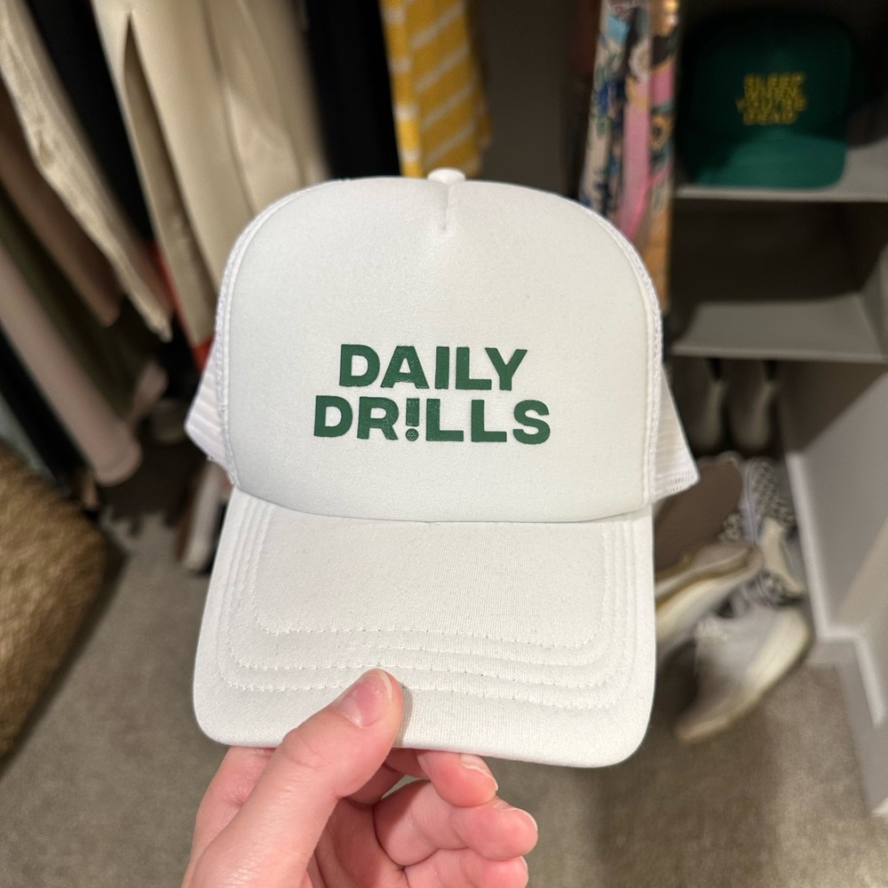 Daily drills trucker hat
